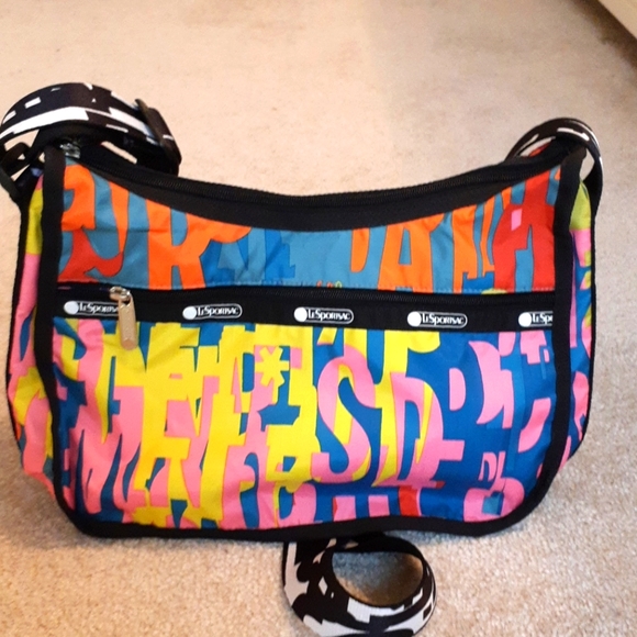 LeSportsac alphabet print crossbody - Picture 2 of 13
